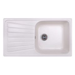 Кухонная мойка гранитная Cosh, 77x43, белый (COSH8146K203)