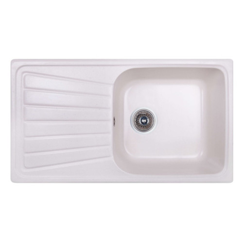 Кухонная мойка гранитная Cosh, 77x43, белый (COSH8146K203)
