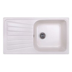 Кухонная мойка гранитная Cosh, 77x43, белый (COSH8146K203)