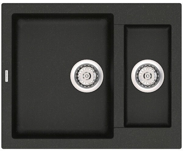 Кухонная мойка гранитная Vankor Orman, 61x49, черный (ORMAN OMP 03.61 BLACK)