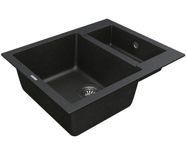 Кухонная мойка гранитная Vankor Orman, 61x49, черный (ORMAN OMP 03.61 BLACK)