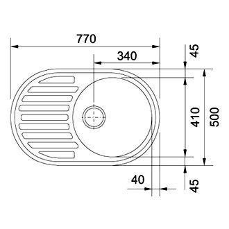 Кухонна мийка сталева Franke PMN 611i, 77x50 (101.0255.790)