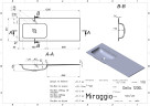 Умывальник DELLA 1200 L MIRASOFT