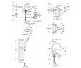 Комплект змішувачів 4 в 1 Grohe Euroeco, хром (UA123242K0)