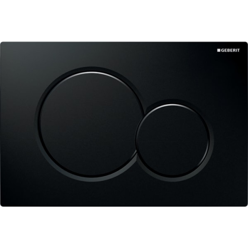 Смывная клавиша Geberit Sigma 01, чёрная (115.770.DW.5)