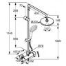 Душевая система Kludi Dual Shower System (6609505-00)