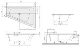 Ванна акриловая Villeroy&Boch Loop&Friends Square, 175х135 (UBA175LFS9REV-96)