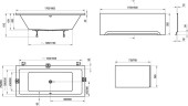 Панель для ванни Ravak U 80, 80 (CZ00140A00)