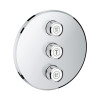 Смеситель для ванны Grohe Grohtherm SmartControl, трехвентильный, хром (29122000)