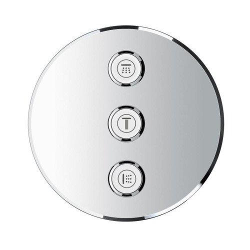 Смеситель для ванны Grohe Grohtherm SmartControl, трехвентильный, хром (29122000)