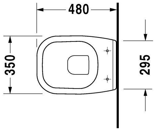 Унитаз подвесной Duravit D-Code (2211090000)