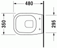 Унитаз подвесной Duravit D-Code (2211090000)