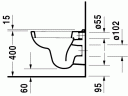 Унитаз подвесной Duravit D-Code (2211090000)