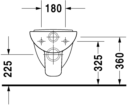 Унитаз подвесной Duravit D-Code (2211090000)
