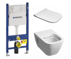Комплект: Унитаз Kolo Modo + Инсталляция Geberit Duofix + Крышка Slim Soft-Close (L33120000+458.126.00.1+L30115000)