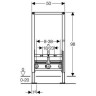 Инсталляция для биде Geberit Duofix (111.539.00.1)