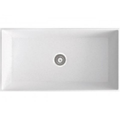 Кухонна мийка гранітна Marmorin Olwin, 87x45, білий (5251030)