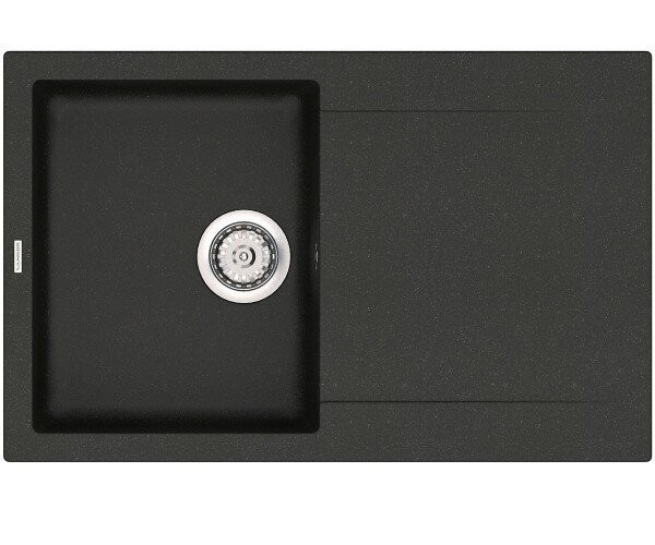 Кухонная мойка гранитная Vankor Orman, 78х48, черный (ORMAN OMP 02.78 BLACK)
