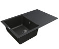 Кухонная мойка гранитная Vankor Orman, 78х48, черный (ORMAN OMP 02.78 BLACK)