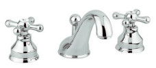 Змішувач для умивальника Emmevi Deco Classic, двовентильний, бронза (BR12033)