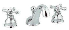 Змішувач для умивальника Emmevi Deco Classic, двовентильний, бронза (BR12033)
