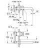 Cмеситель для умывальника Grohe BauClassic, однорычажный, хром (20292000)