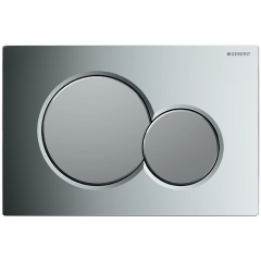 Змивна клавіша Geberit Sigma 01, матовий і глянцевий хром (115.770.KA.5)
