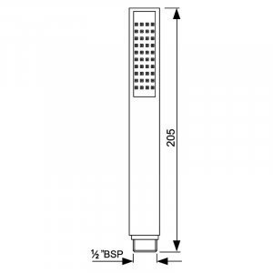 Ручний душ Jaquar (HSH-CHR-35537)