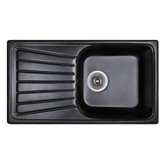 Кухонная мойка гранитная Cosh, 77x43, черный (COSH8146K420)