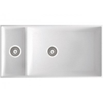 Кухонная мойка гранитная Marmorin Olwin, 87x45, белый (5255030)