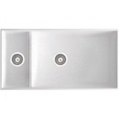 Кухонная мойка гранитная Marmorin Olwin, 87x45, белый (5255030)