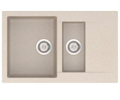 Кухонна мийка гранітна Vankor Orman, 80x49, бежевий (ORMAN OMP 04.80 BEIGE)