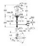 Cмеситель для умывальника Grohe Lineare New, однорычажный, хром (23296001)