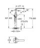 Смеситель для ванны Grohe Lineare New, однорычажный, хром (23792001)
