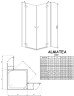 Душевая кабина Radaway Almatea KDD, левая, 100x90 (32182-01-01N)