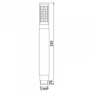 Ручной душ Jaquar (HSH-CHR-5537N)