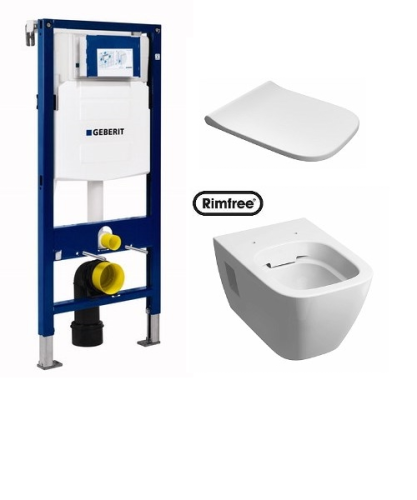 Комплект: Унитаз Kolo Modo Rimfree + Инсталляция Geberit Duofix + Крышка Soft-Close (L33120000+111.300.00.5+L30115000)