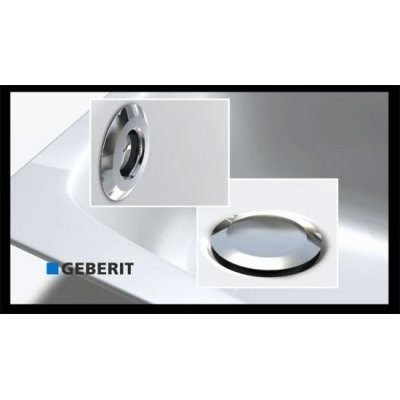 Cлив-перелив для ванны Geberit, полуавтомат (150.755.21.1)