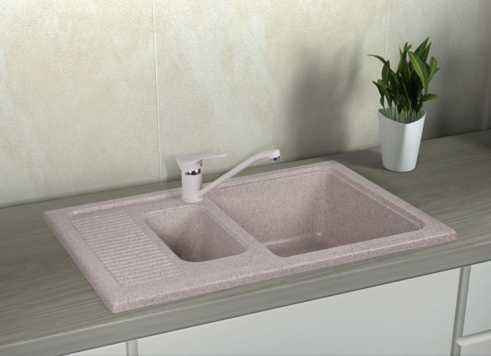 Кухонная мойка гранитная Cosh, 77x49, бежевый (COSH7749K300)
