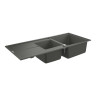 Кухонная мойка гранитная Grohe K400, 116x50, серый (31643AT0)