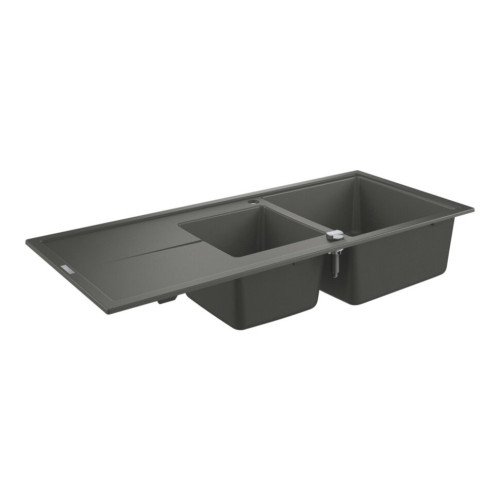 Кухонная мойка гранитная Grohe K400, 116x50, серый (31643AT0)