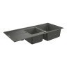 Кухонная мойка гранитная Grohe K400, 116x50, серый (31643AT0)