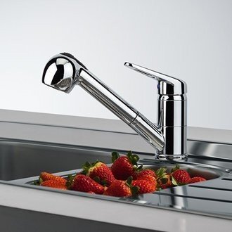 Смеситель для кухни Franke Novara Plus, однорычажный, хром (115.0347.111)