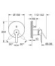Смеситель для ванны Grohe Lineare New, однорычажный, хром (24064001)