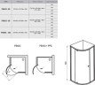Душевая кабина Ravak Pivot PSKK3, 80x80 (37644C00Z1)