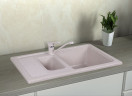 Кухонна мийка гранітна Cosh, 77x49, бежевий (COSH7749K800)