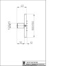 Форсунка для душа Bossini Cubic Flat Wall (I00176)