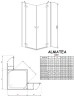 Душова кабіна Radaway Almatea KDD, ліва, 90x75 (32185-01-01N)
