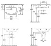 Умывальник подвесной Villeroy&Boch Subway 2.0, 65 (711465R2)
