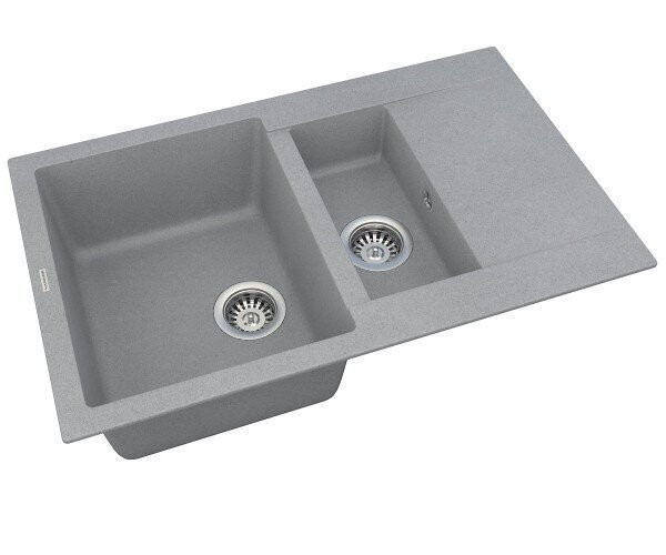 Кухонная мойка гранитная Vankor Orman, 80х49, серый (ORMAN OMP 04.80 GRAY)